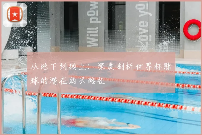 从地下到线上：深度剖析世界杯赌球的潜在购买路径